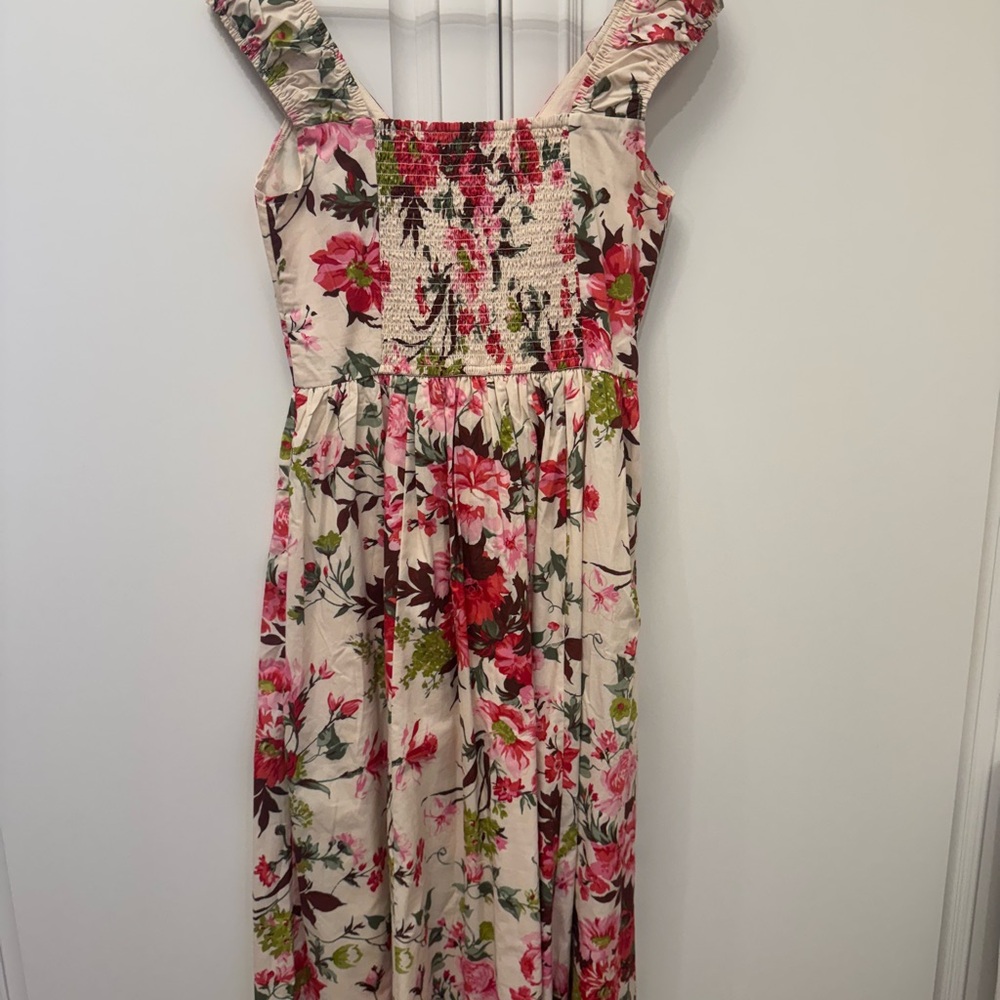 Floral Print Midi Dress - Picture 5 of 5